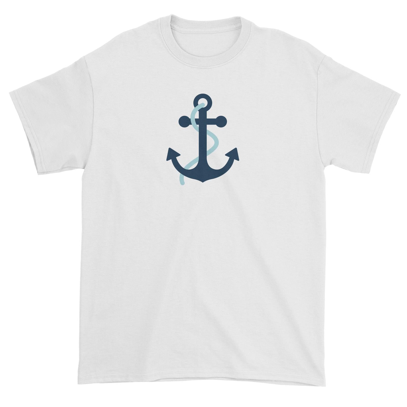 Sailor Anchor Blue Unisex T-Shirt  Matching Family Personalizable Designs