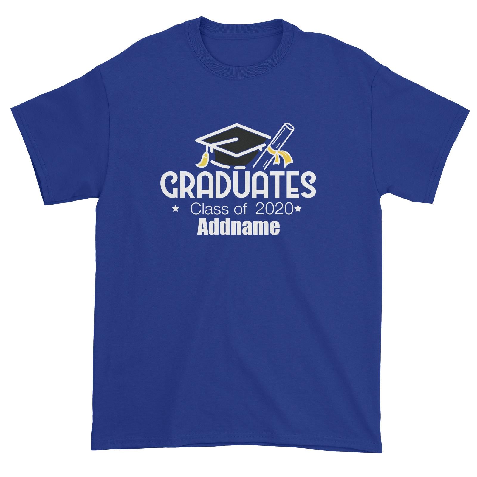 Graduation Series Cap with Scroll Graduates Unisex T-Shirt