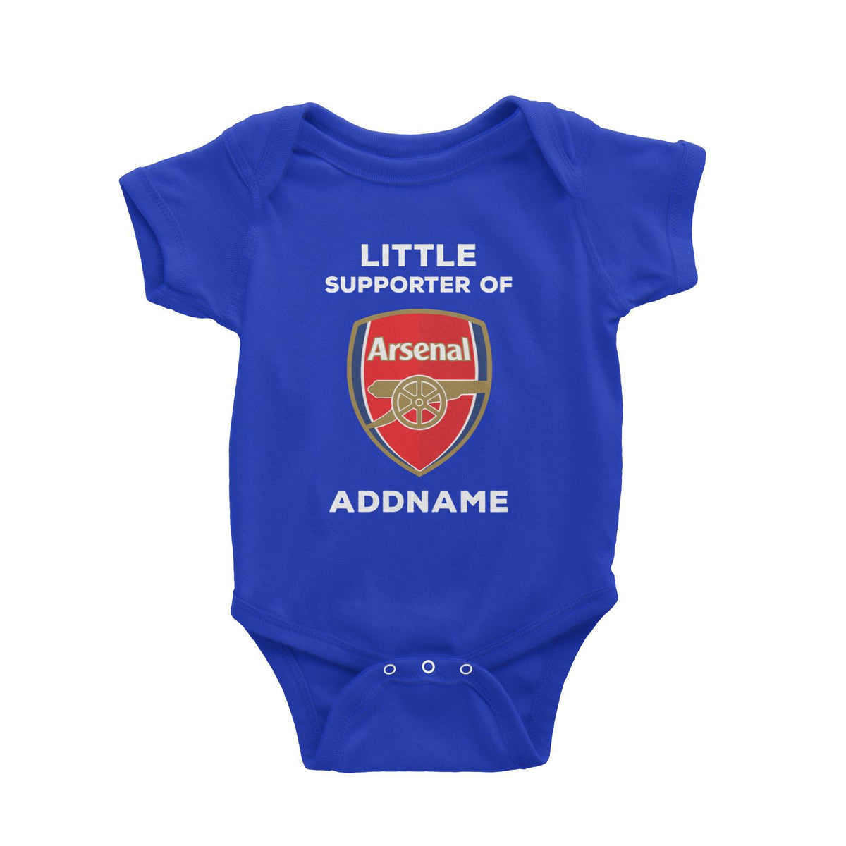 Arsenal FC Little Supporter Personalizable with Name Baby Romper
