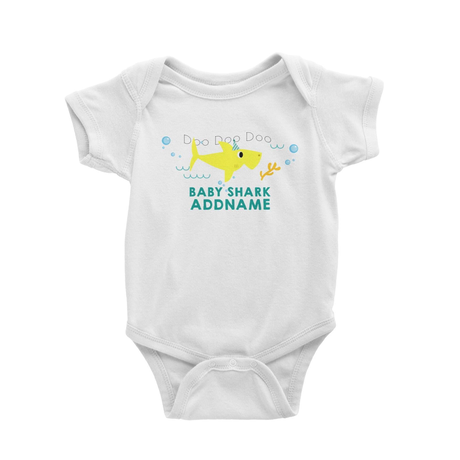 Baby Shark Birthday Theme Addname Baby Romper