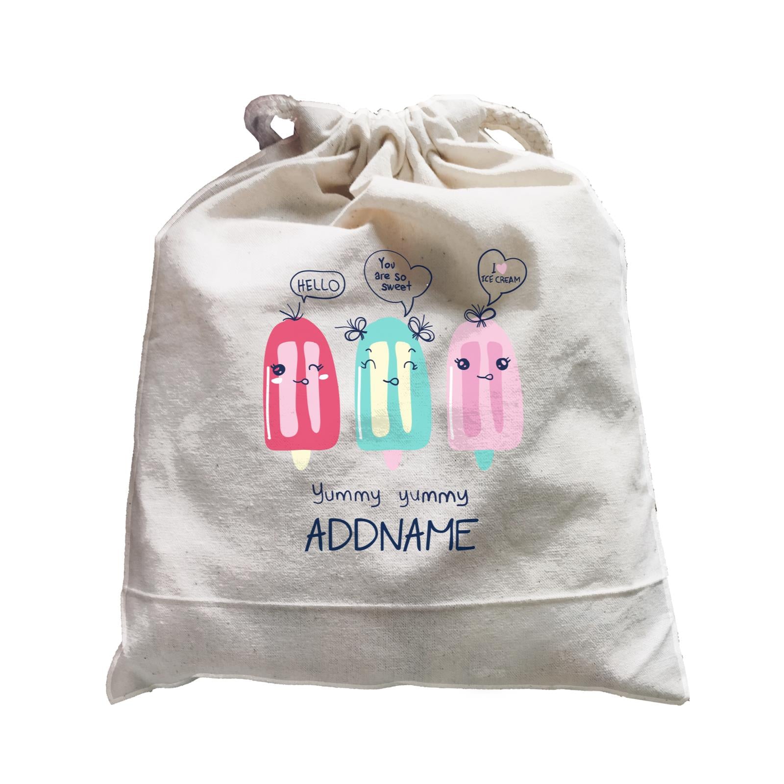 Cool Vibrant Series Yummy Ice Cream Addname Satchel