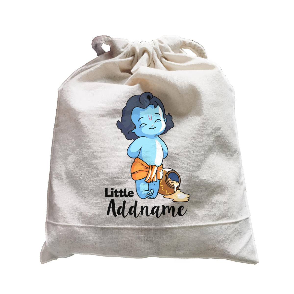 Cute Krishna Standing Little Addname Satchel