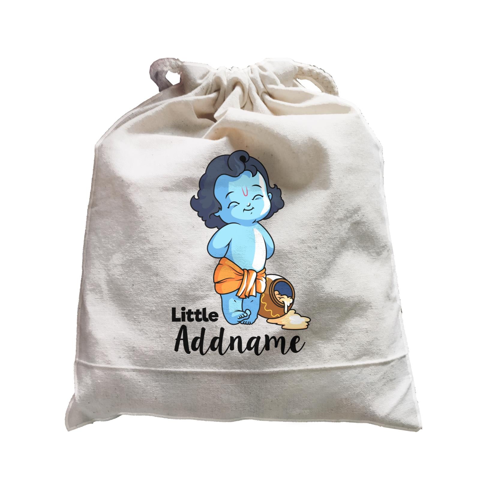 Cute Krishna Standing Little Addname Satchel