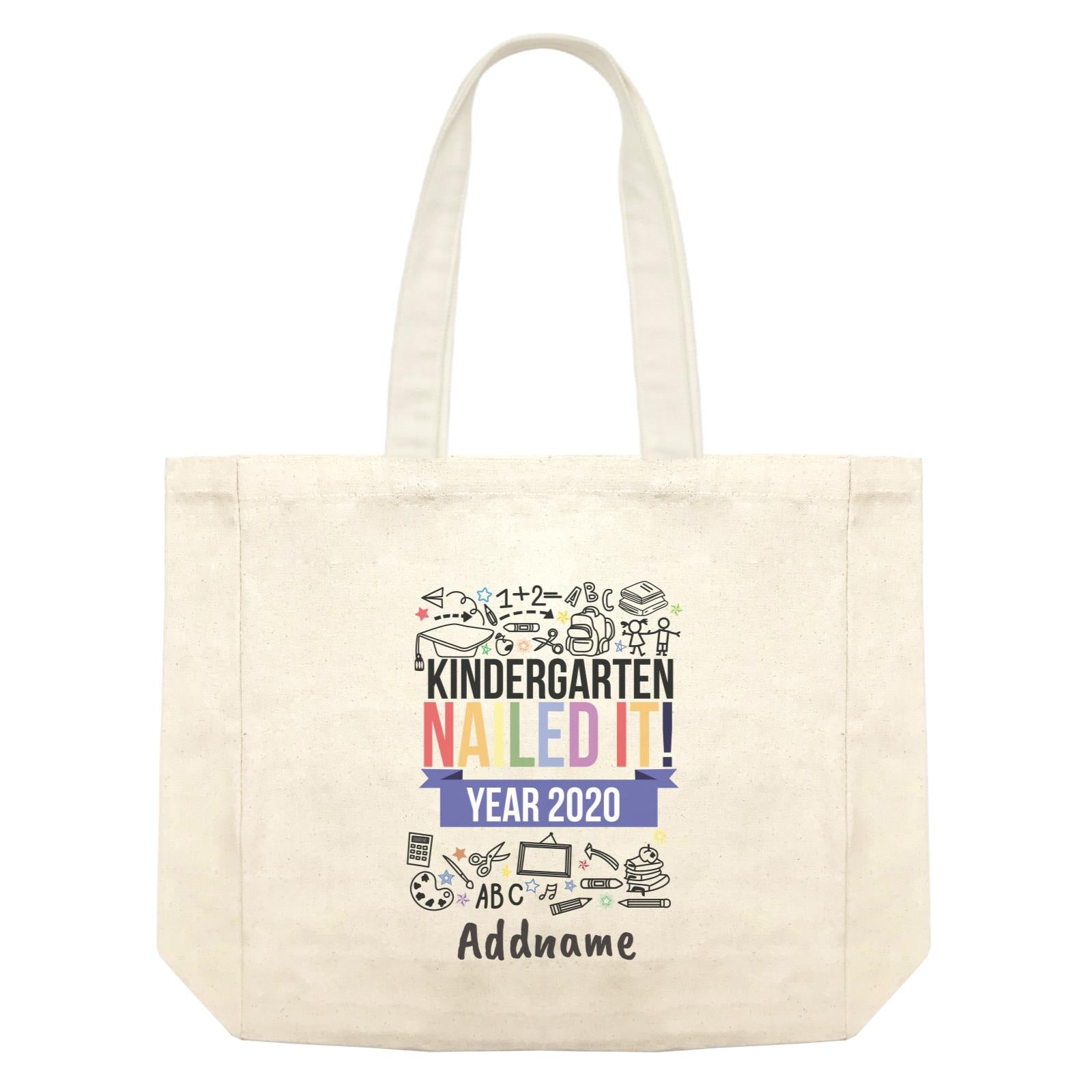 Graduation Series Kindergarten Nailed It Shopping Bag