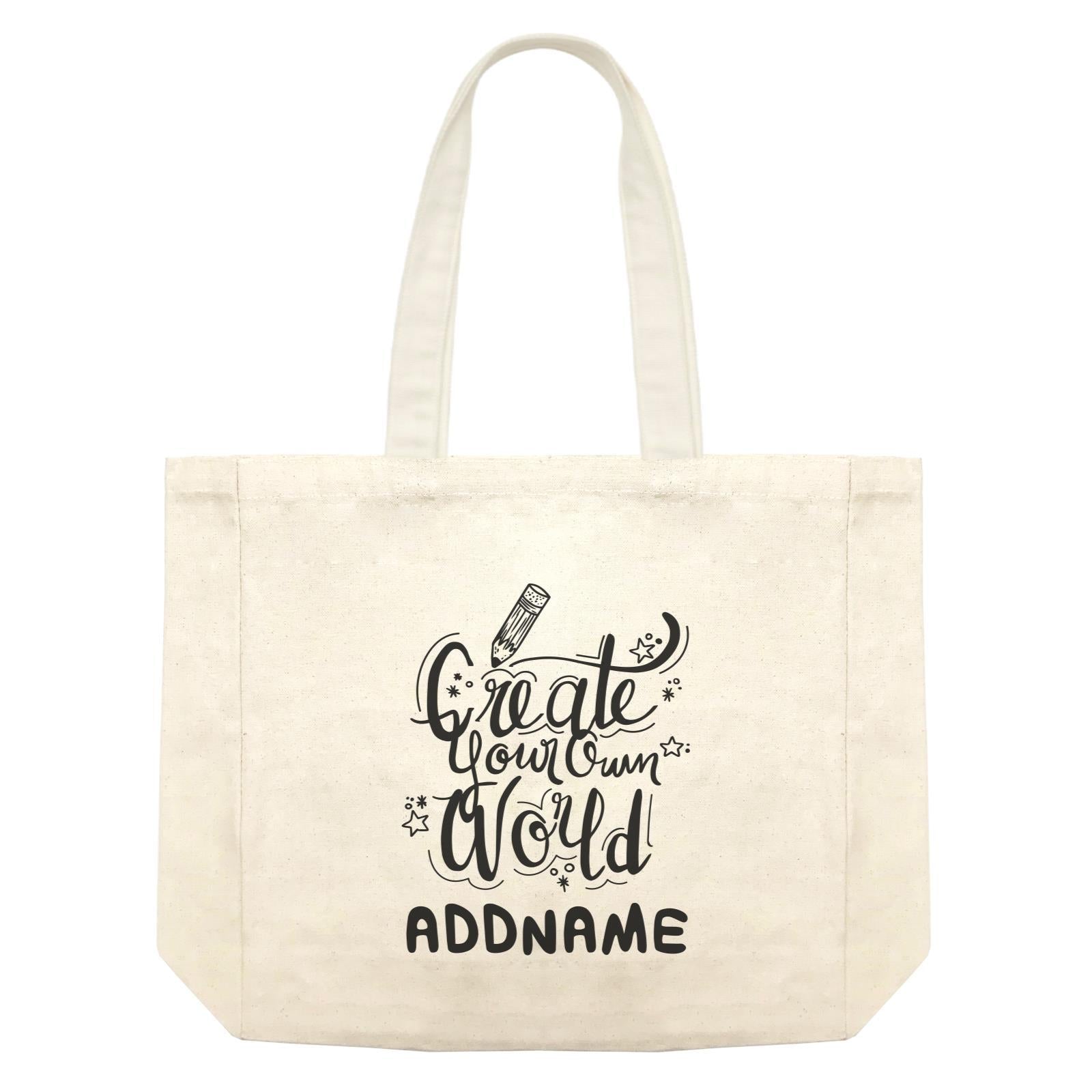 Children's Day Gift Series Create Your Own World Addname Shopping Bag