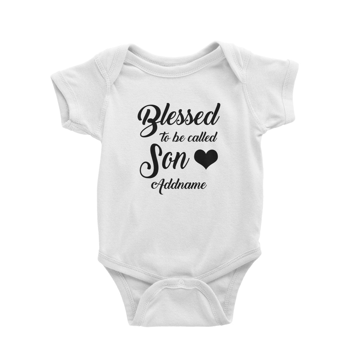 Blessed To Be Called Son Baby Romper