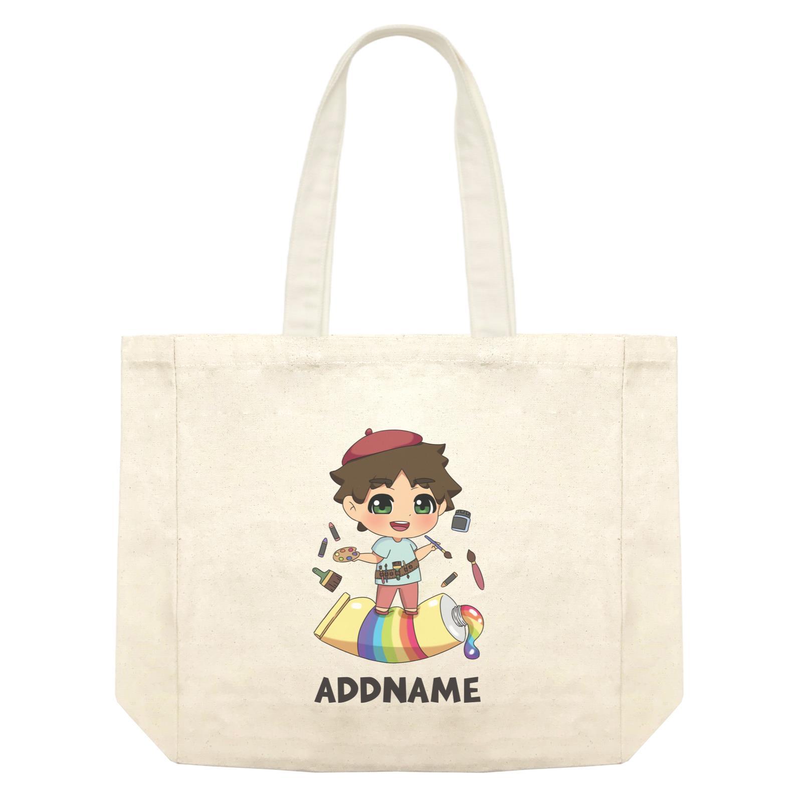 Children's Day Gift Series Artist Little Boy Addname Shopping Bag