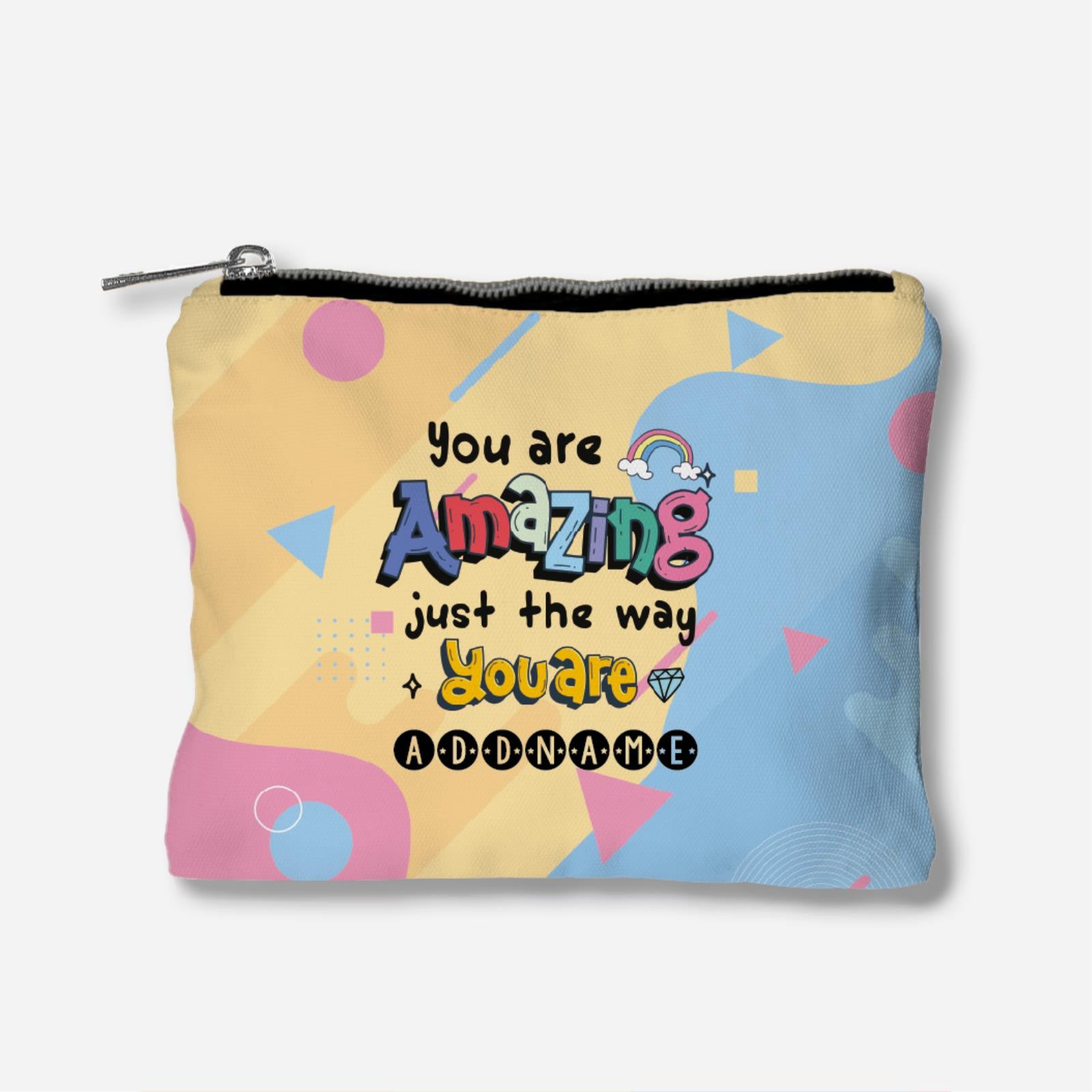 Children's Gift Series Full Print Zipper Pouch - You Are Amazing Just The Way You Are