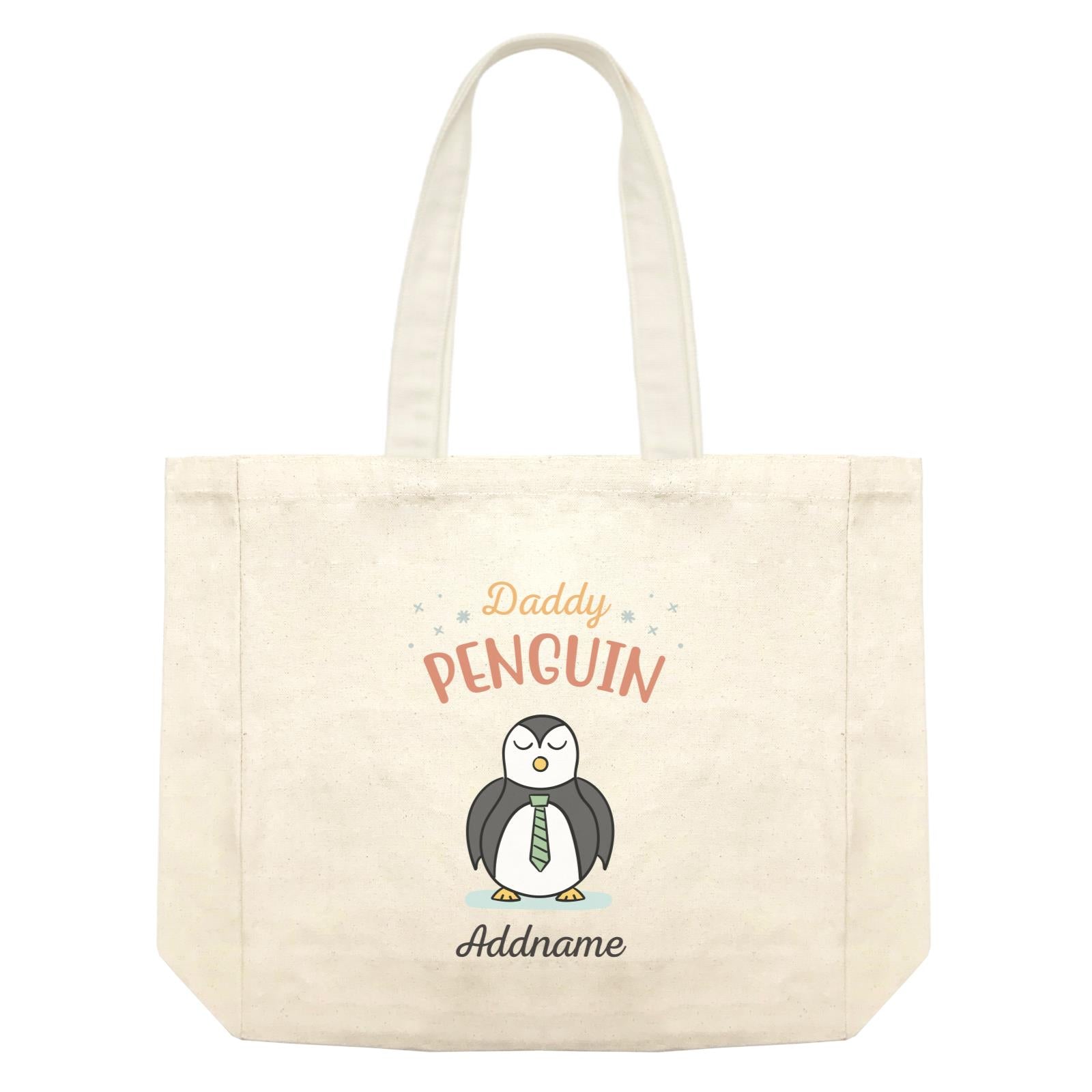 Penguin Family Daddy Penguin Addname Shopping Bag
