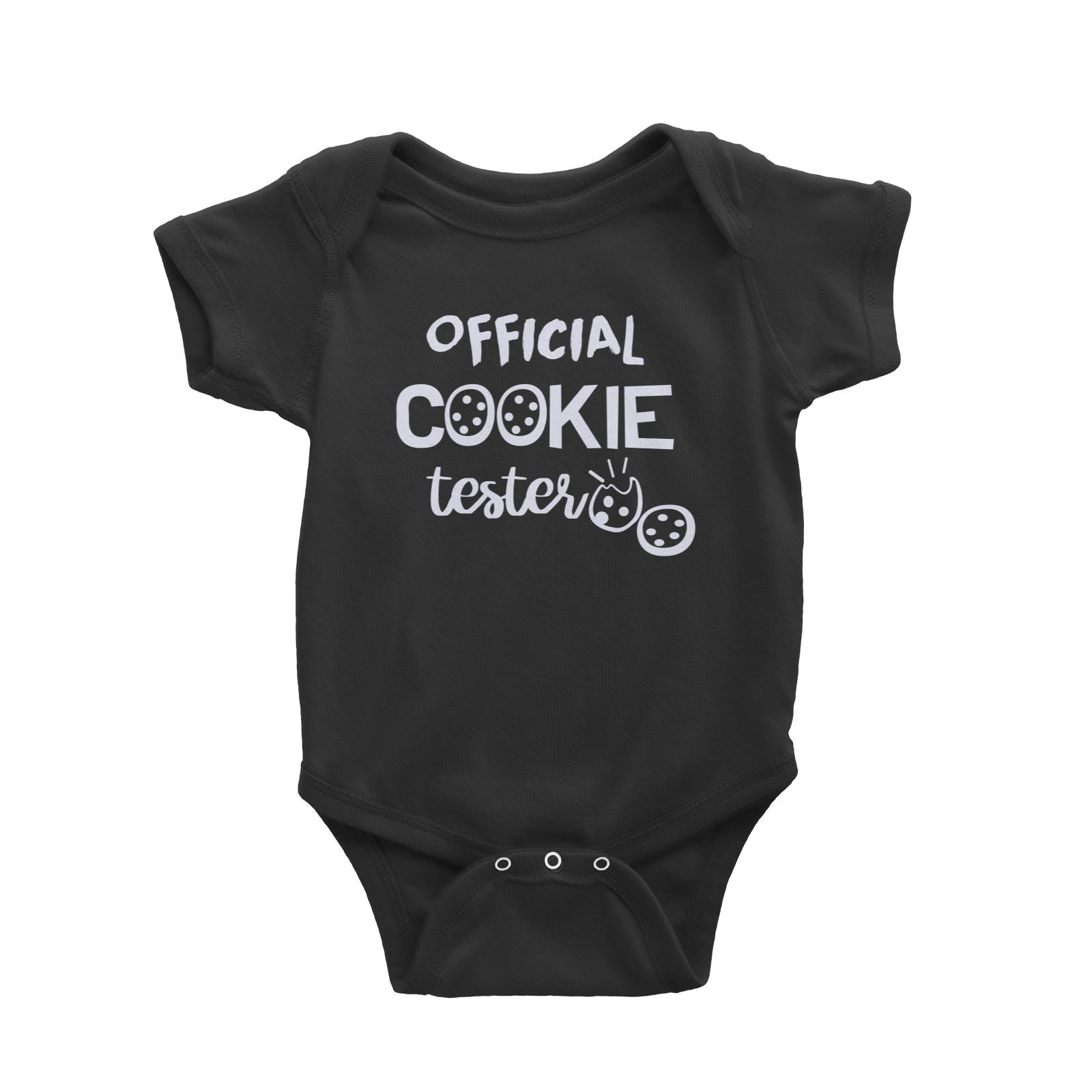 Official Cookie Tester Baby Romper Christmas Funny