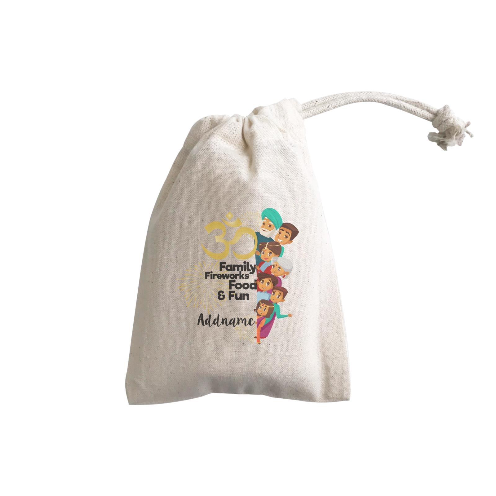Cute Family OM Family Fireworks Food and Fun Addname GP Gift Pouch