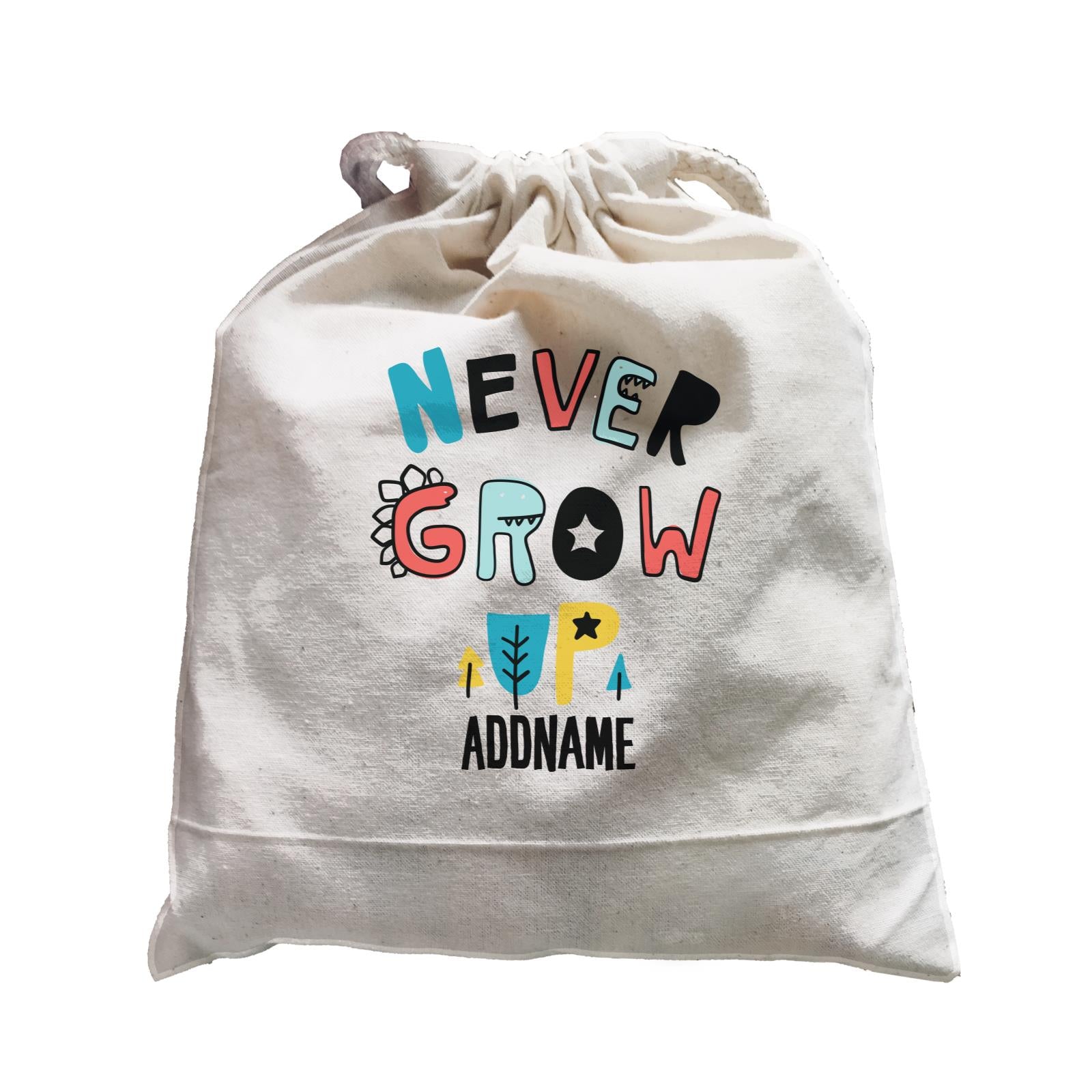 Cool Vibrant Series Never Grow Up Addname Satchel