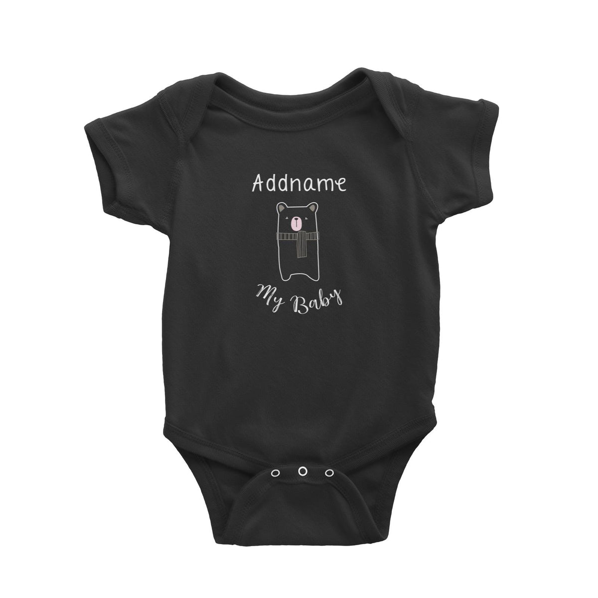 Cute Animals and Friends Series 2 Bear Addname My Baby Baby Romper