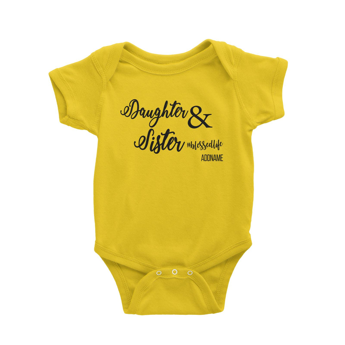 Daughter &amp; Sister Baby Romper