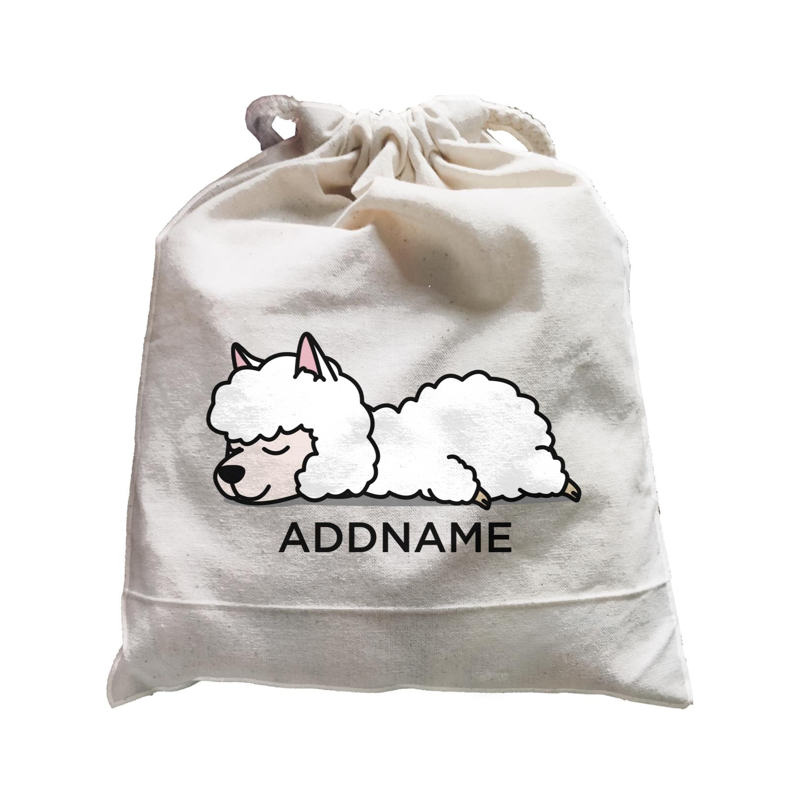 Lazy Alpaca Addname Satchel