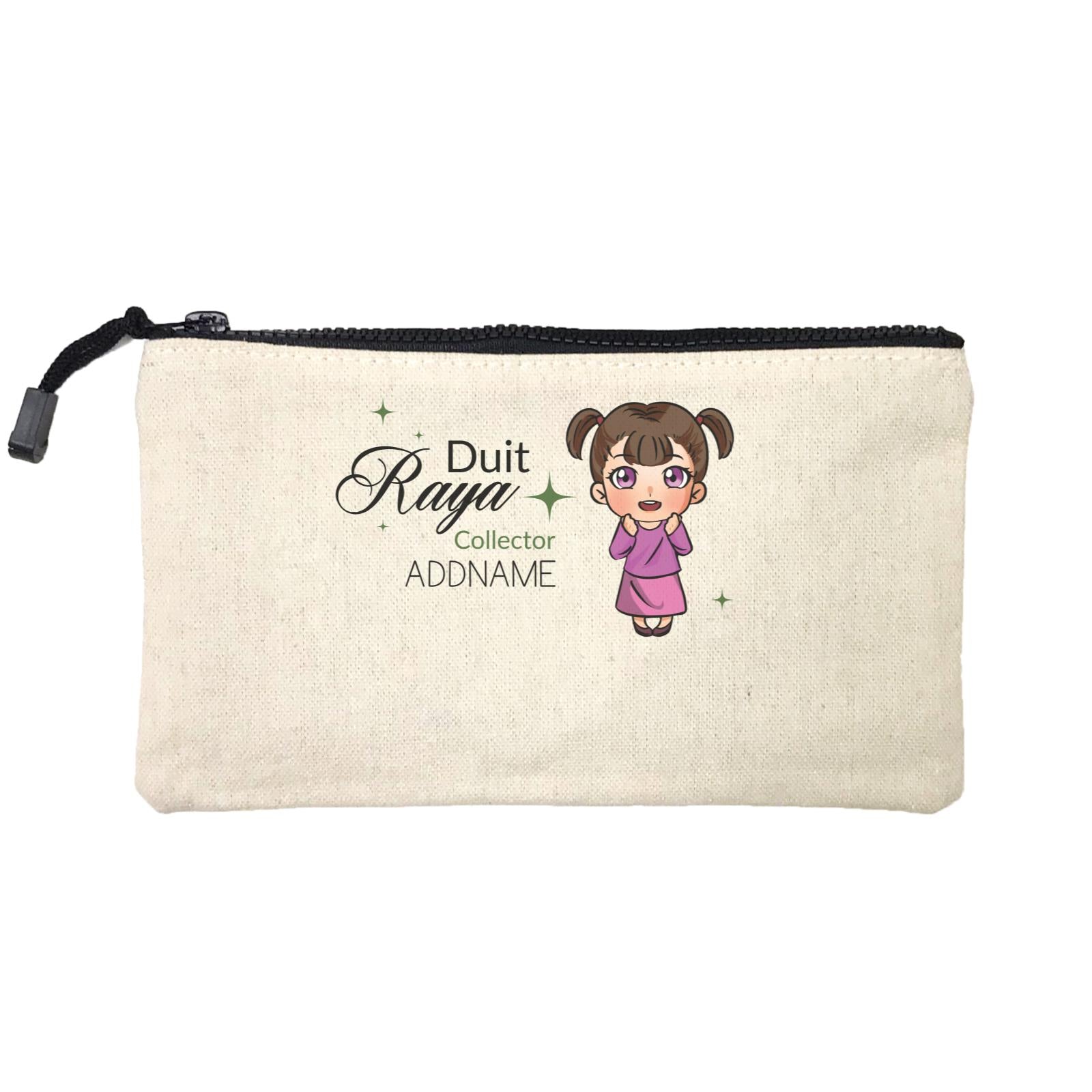 Raya Chibi Little Girl Duit Raya Collector Addname Mini Accessories Stationery Pouch