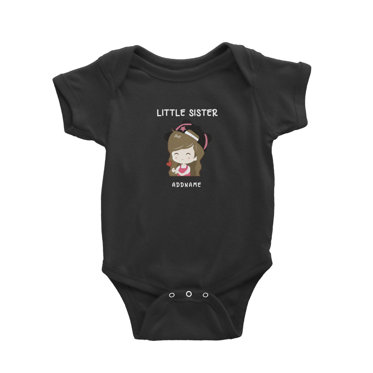 My Lovely Family Series Little Sister Addname Baby Romper