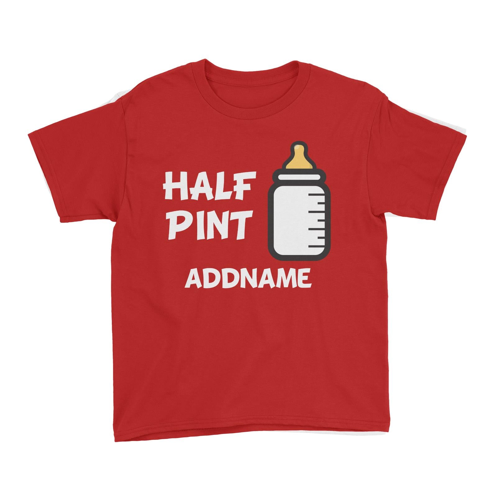 Drinking Buddies Half Pint of Milk Kid's T-Shirt