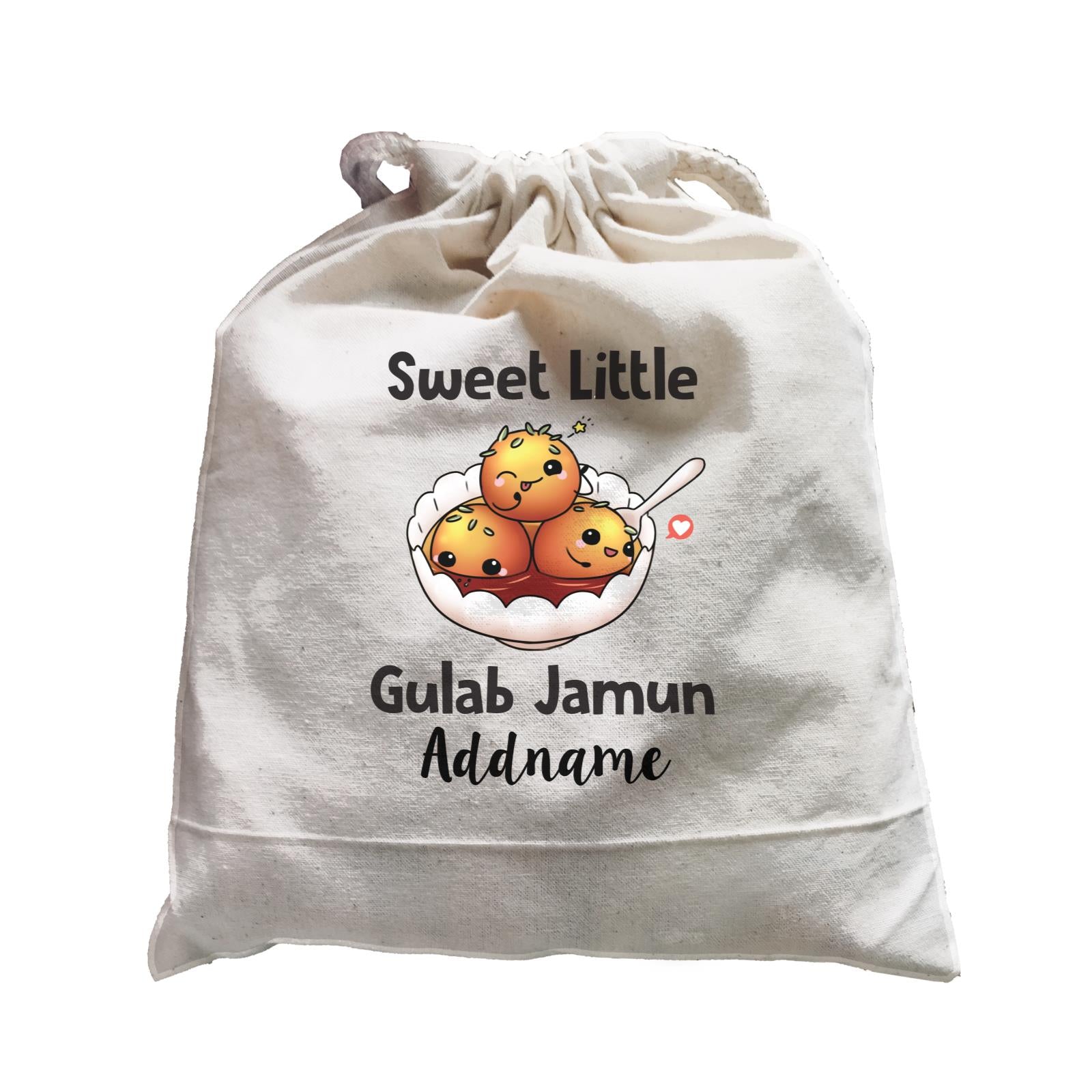 Deepavali Cute Sweet Little Gulab Jamun Addname Satchel