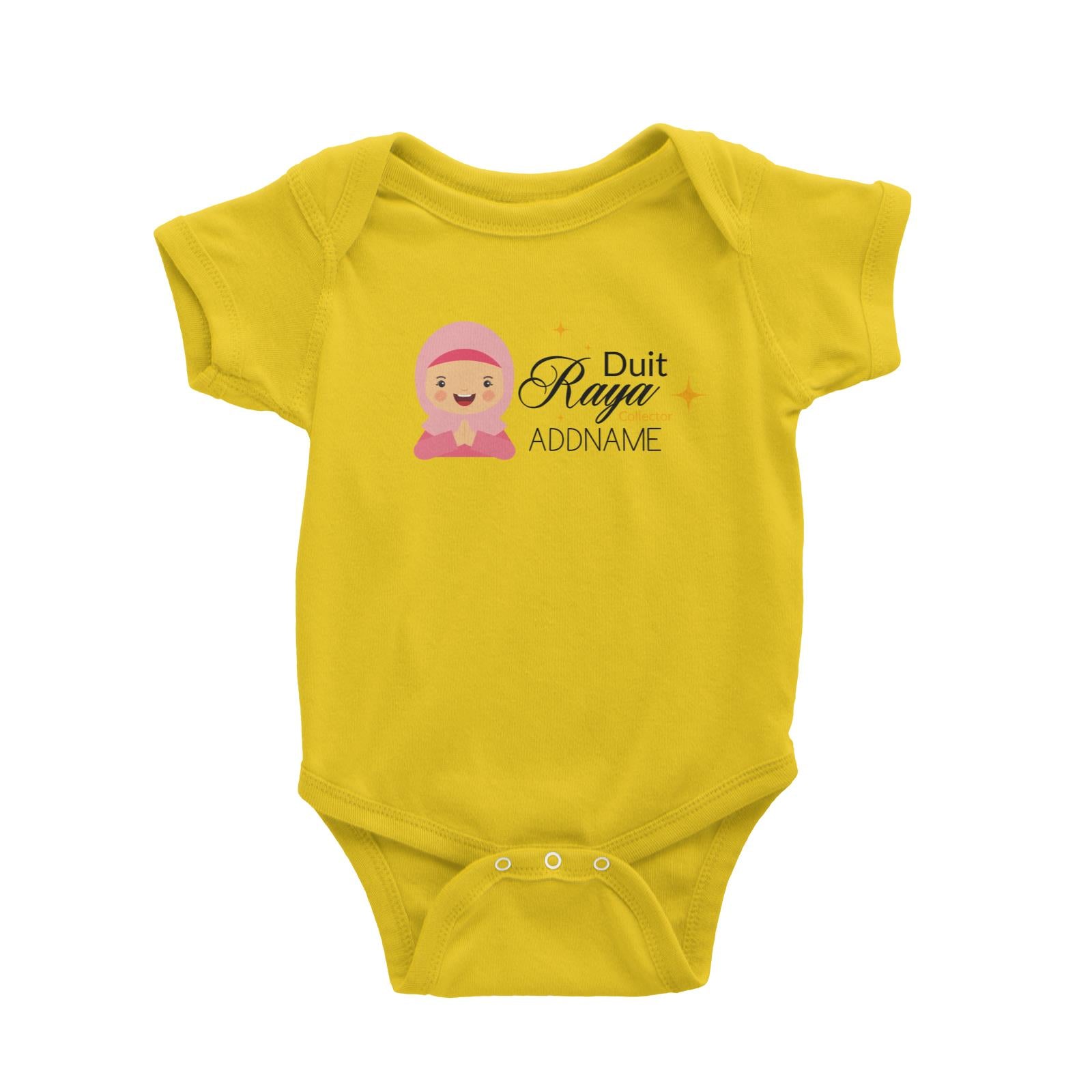 Duit Raya Collector Lady Baby Romper  Personalizable Designs Sweet Character
