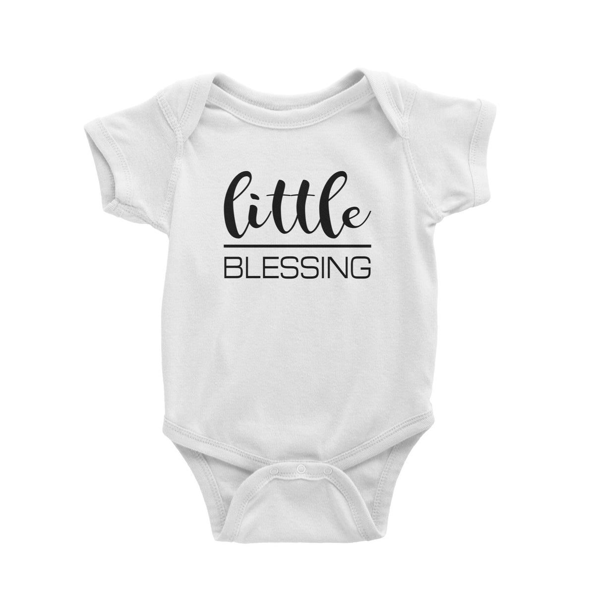 Little Blessing Baby Romper Matching Family Love