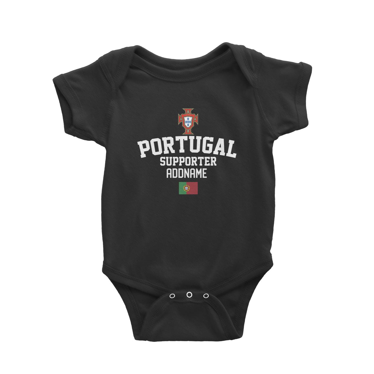 Portugal Supporter World Cup Addname Baby Romper