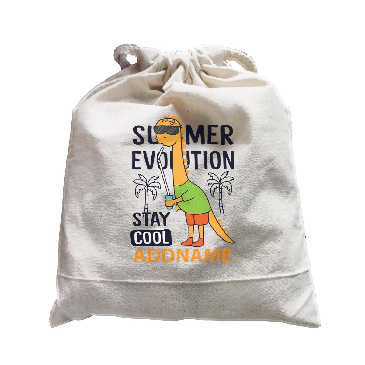 Cool Cute Dinosaur Summer Evolution Stay Cool Addname Satchel