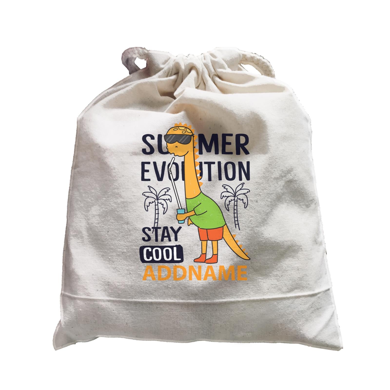 Cool Cute Dinosaur Summer Evolution Stay Cool Addname Satchel