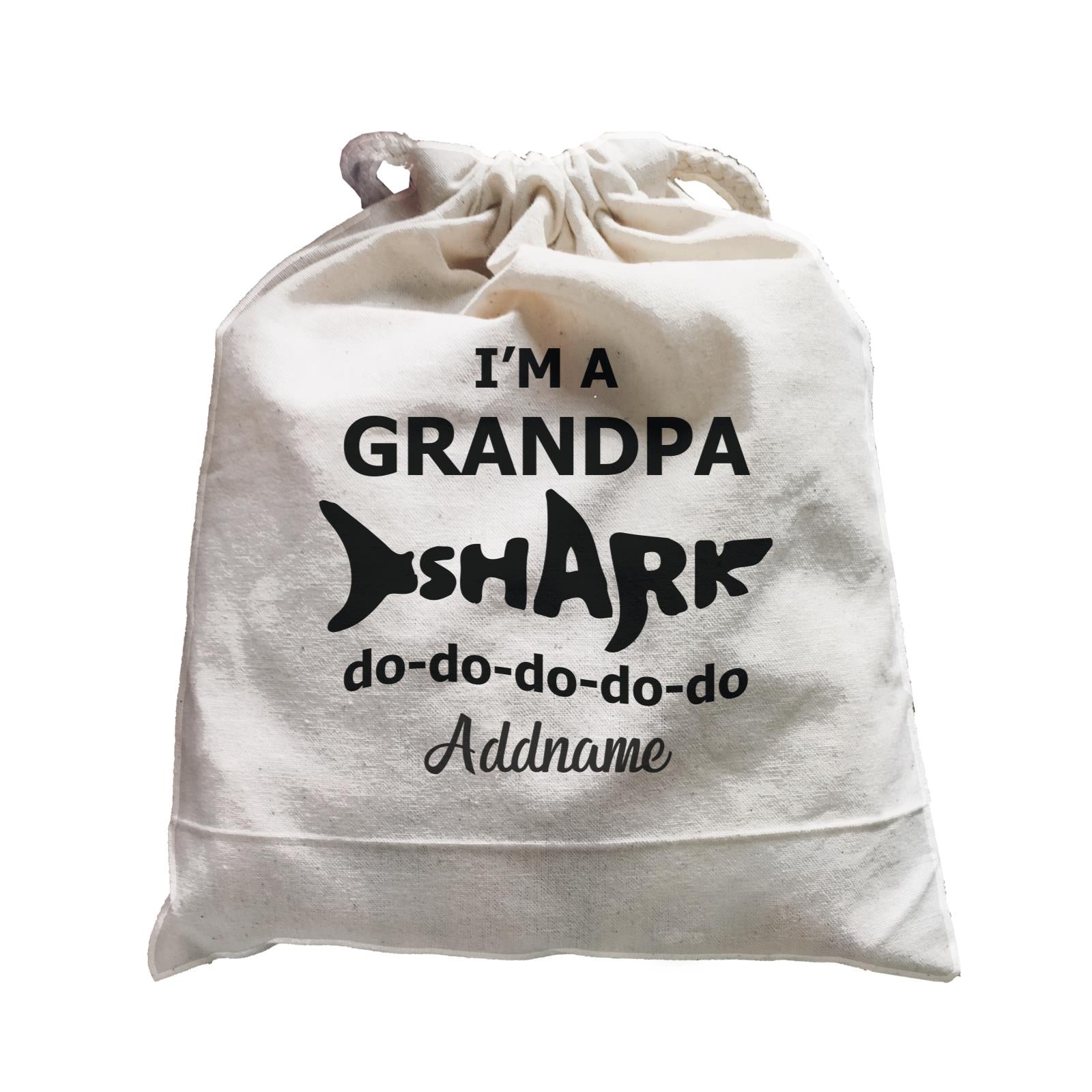 Shark Shape Family Im A Grandpa Shark Doo Doo Addname Satchel
