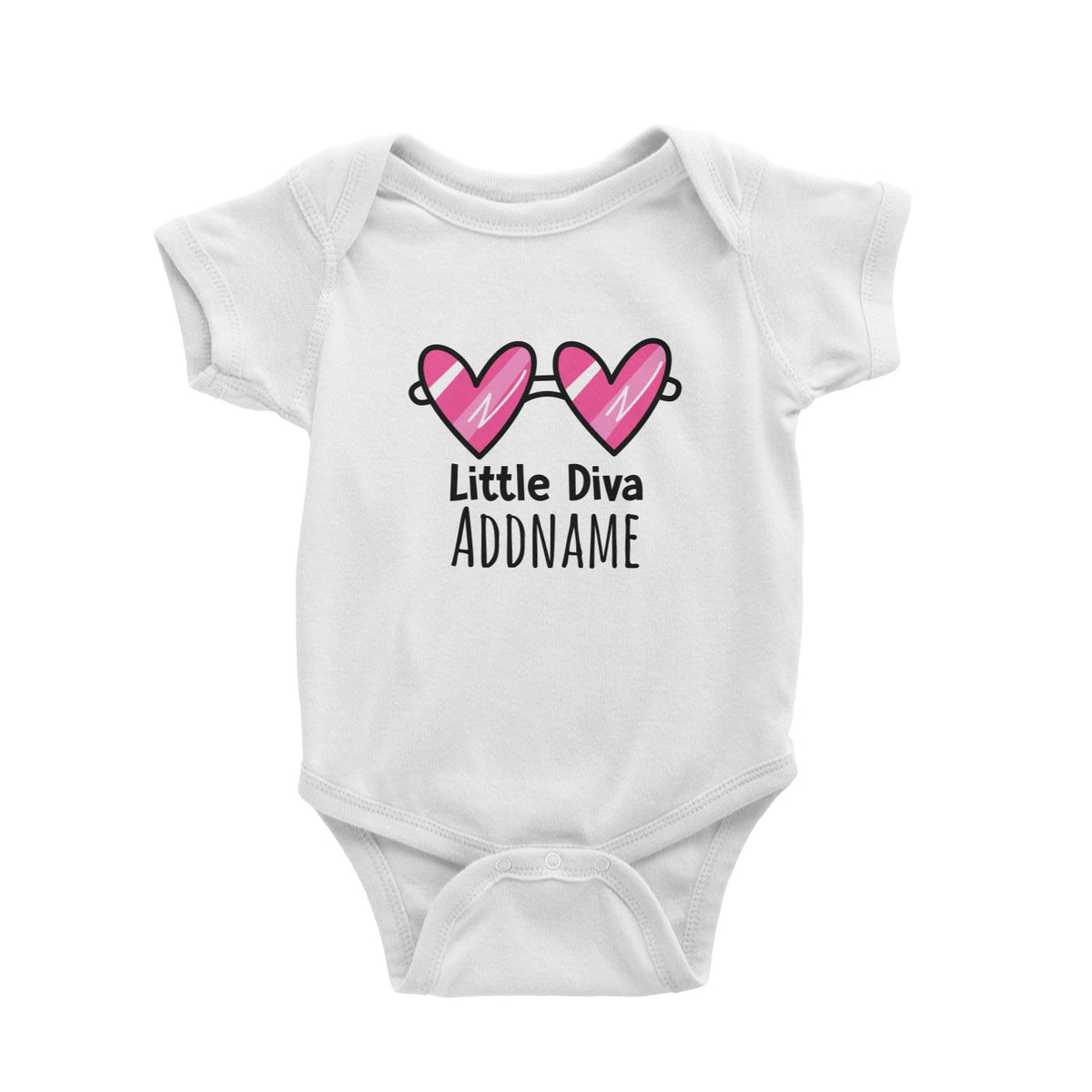 Drawn Baby Elements Little Diva Addname Baby Romper