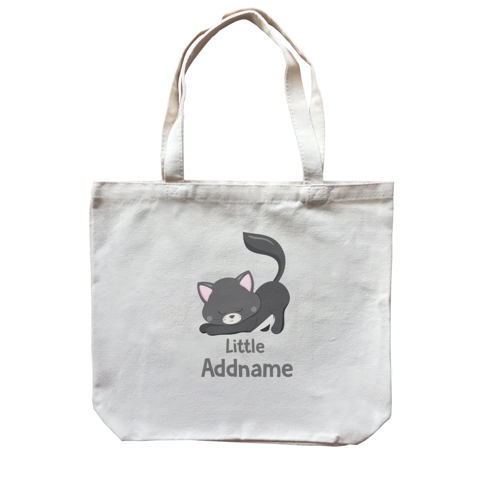 Adorable Cats Black Cat Little Addname Canvas Bag