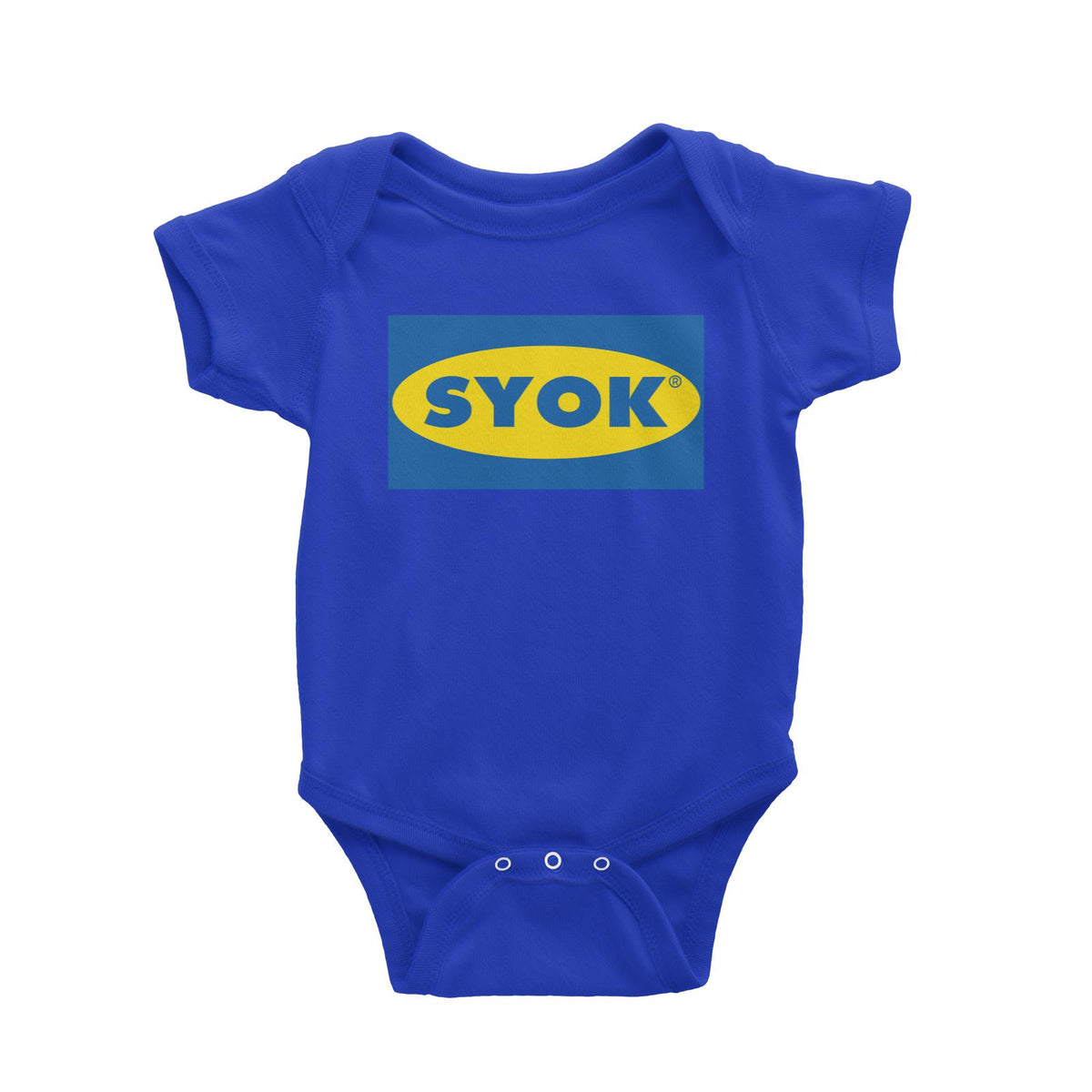 Slang Statement Syok Baby Romper
