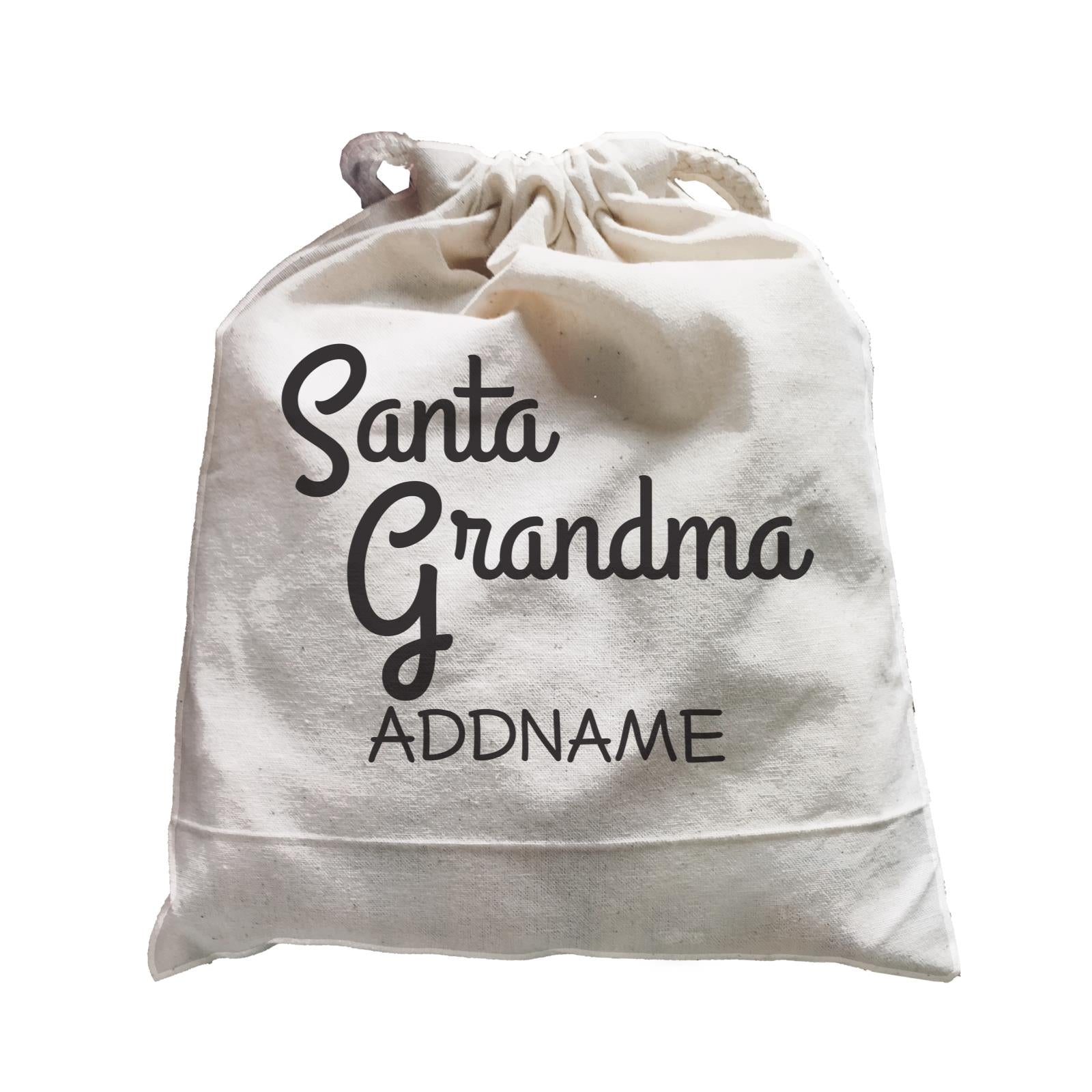 Xmas Santa Grandma Satchel