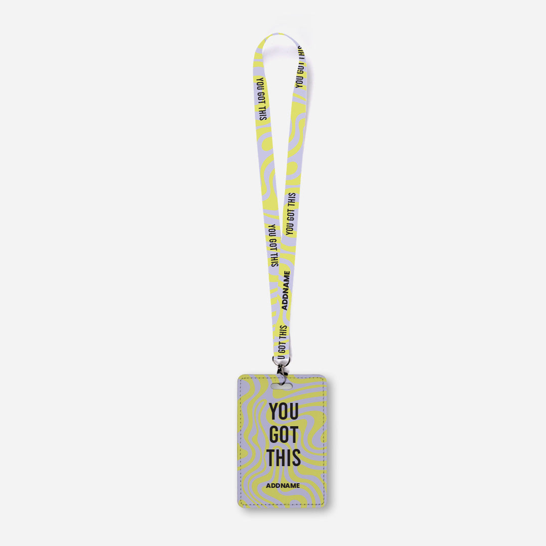 Be Confident Series Lanyard With Cardholder - You Got This