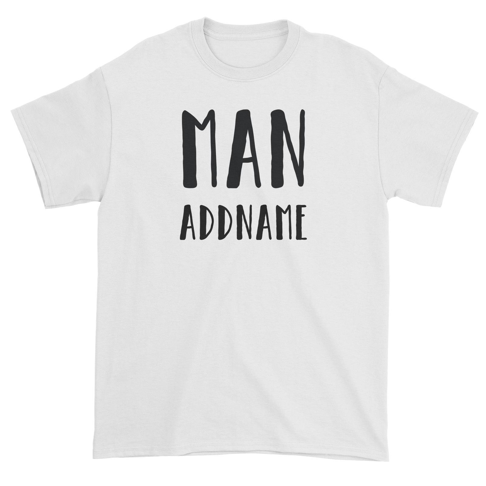 Matching Dog And Owner Man Addname Unisex T-Shirt