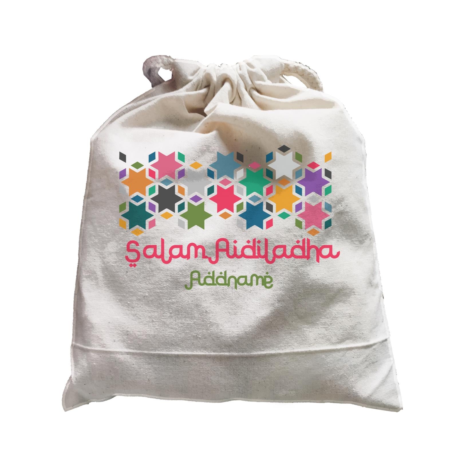 Salam Aidiladha Star Motifs Addname Satchel