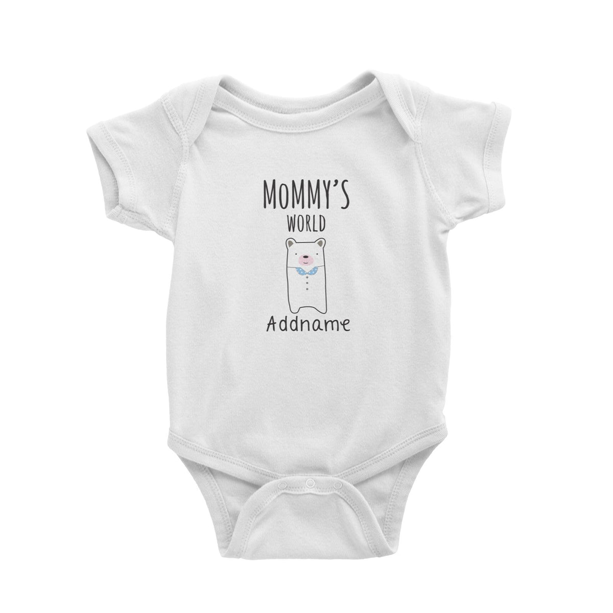 Cute Animals and Friends Series 2 Bear Mommy's World Addname Baby Romper