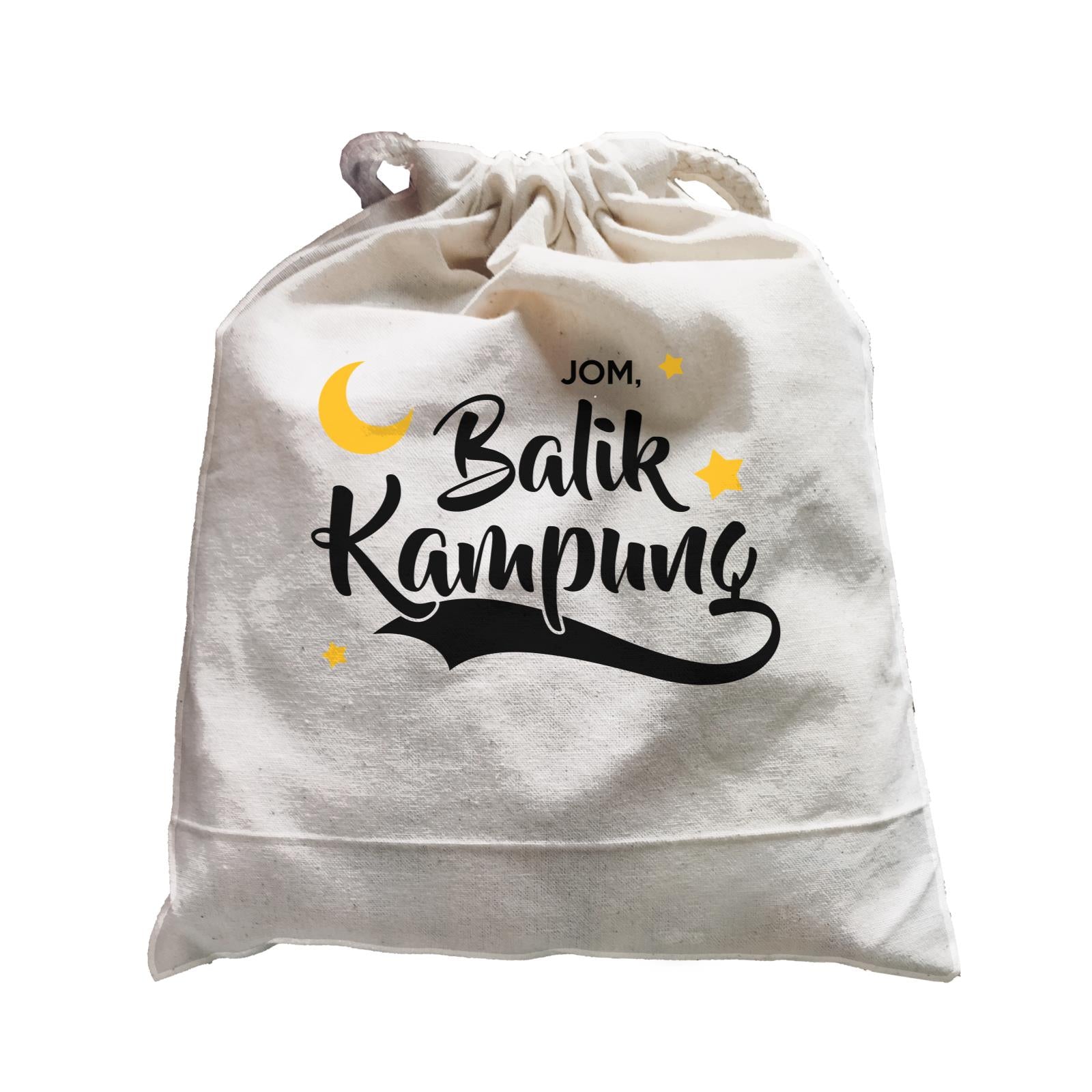 Raya Typography Jom Balik Kampung Addname Accessories Satchel