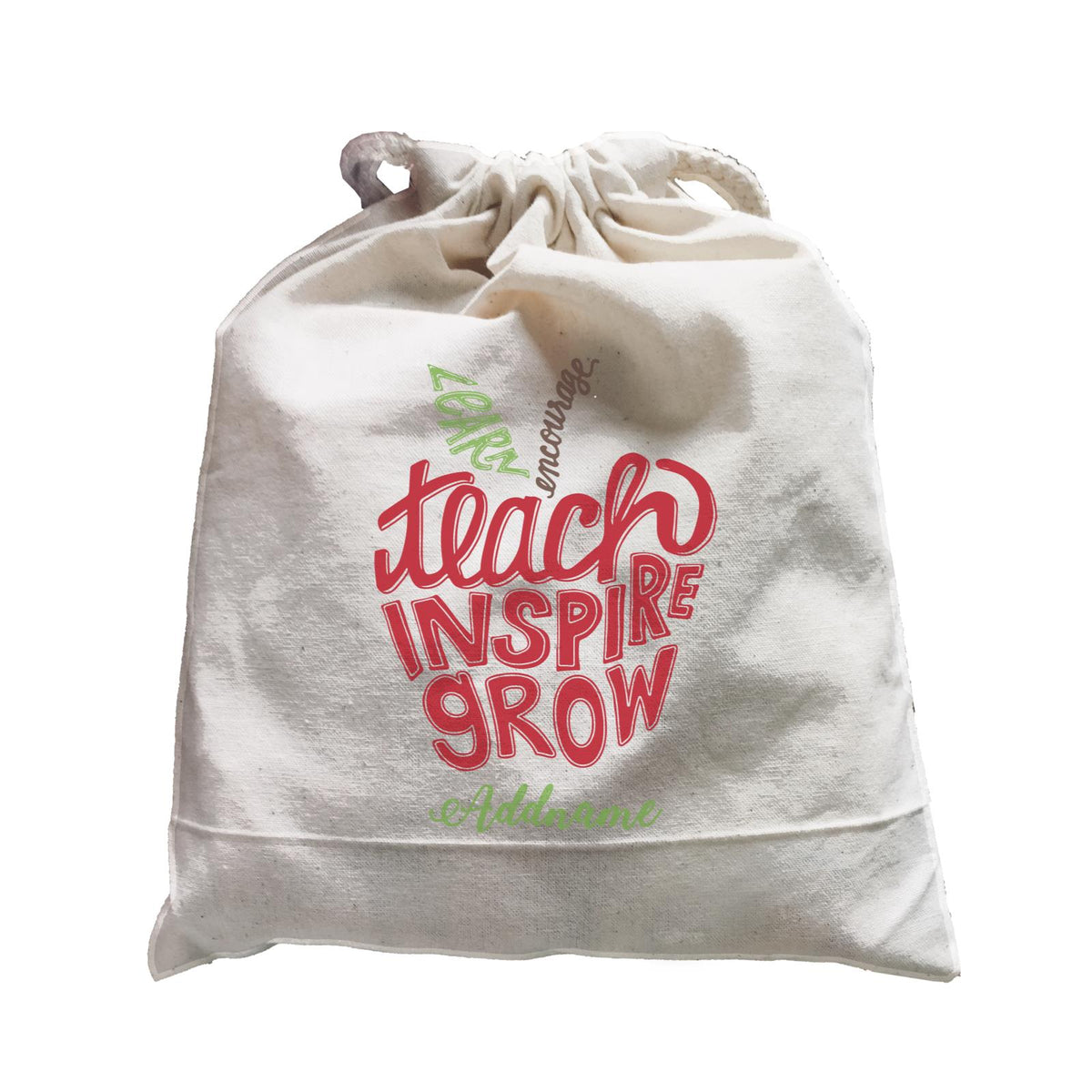 Teacher Apple Learn Encourage Teacher Inspire Grow Addname Satchel