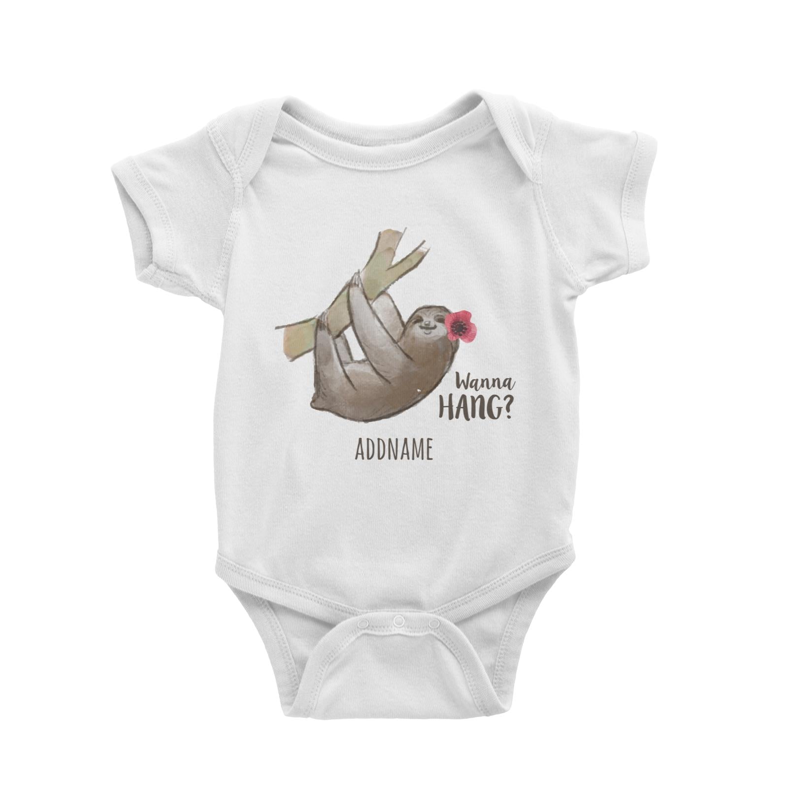 Wanna Hug White Baby Romper