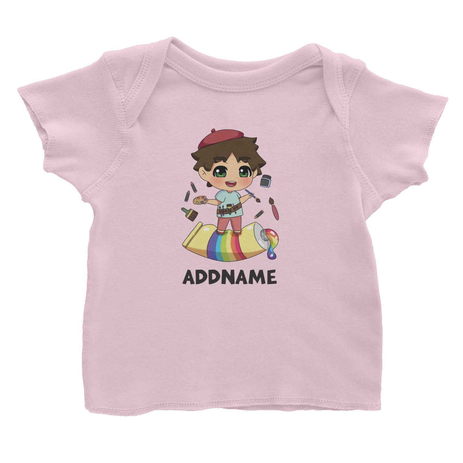 Children's Day Gift Series Artist Little Boy Addname Baby T-Shirt