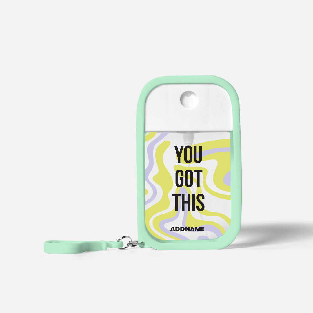 Be Confident Series Refillable Hand Sanitizer with Personalisation - You Got This