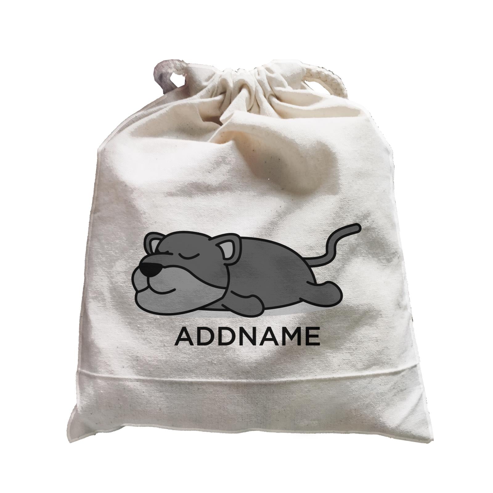 Lazy Black Panther Addname Satchel