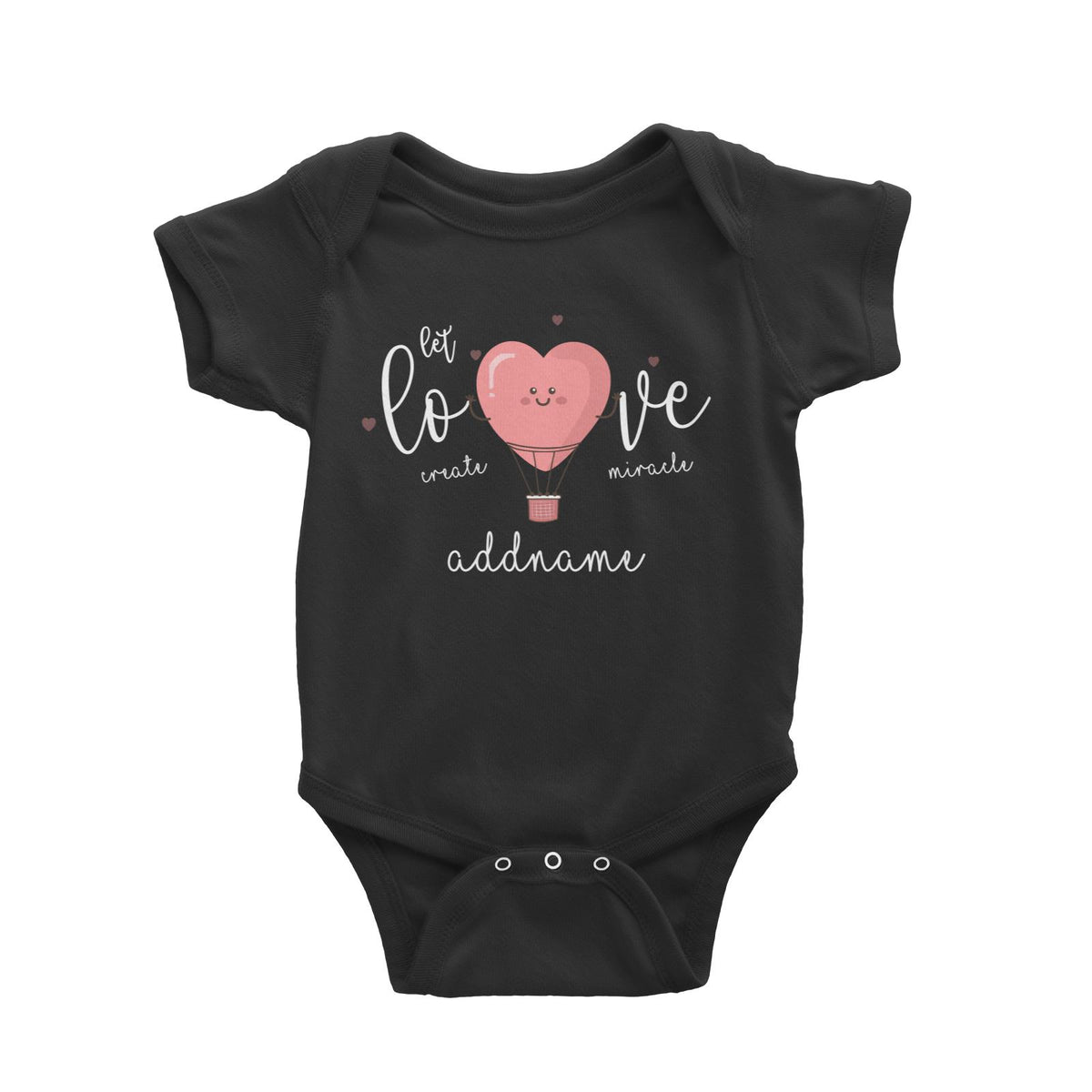 Let Love Create Miracle Baby Romper