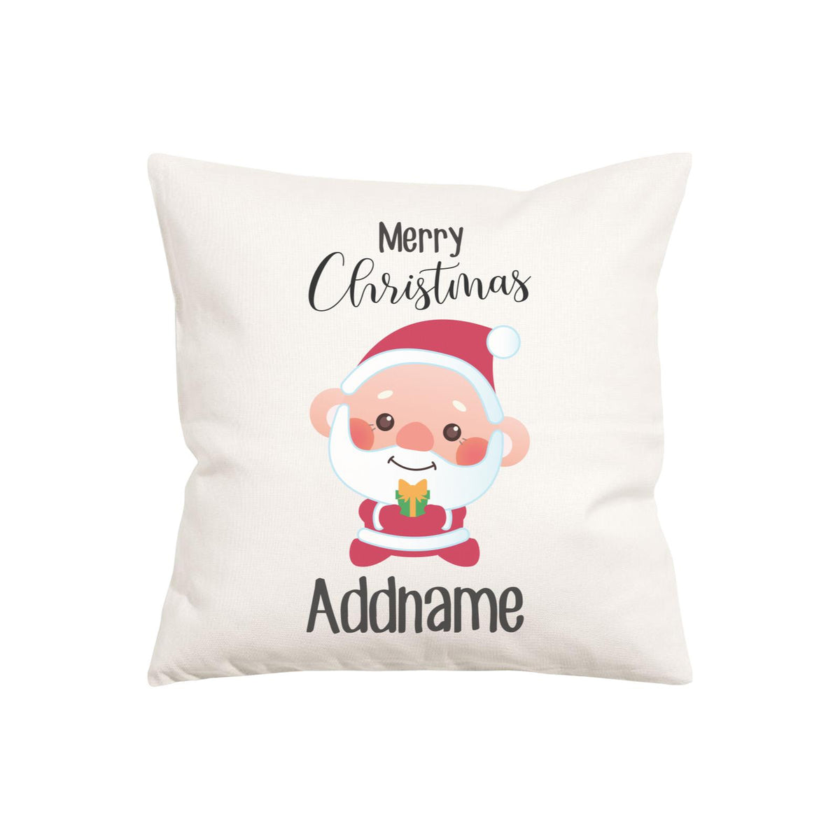 Christmas Cute Grandpa Santa Merry Christmas PW Cushion