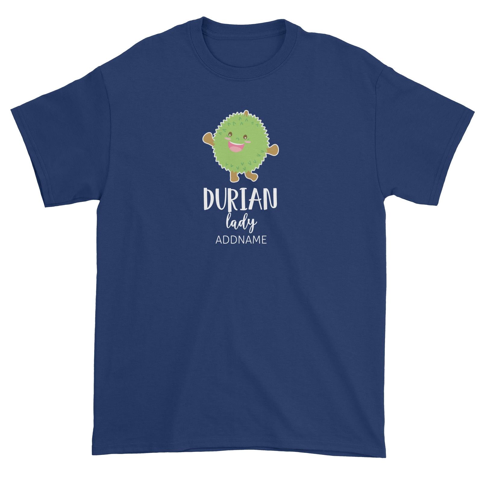Cute Durian Lady Unisex T-Shirt