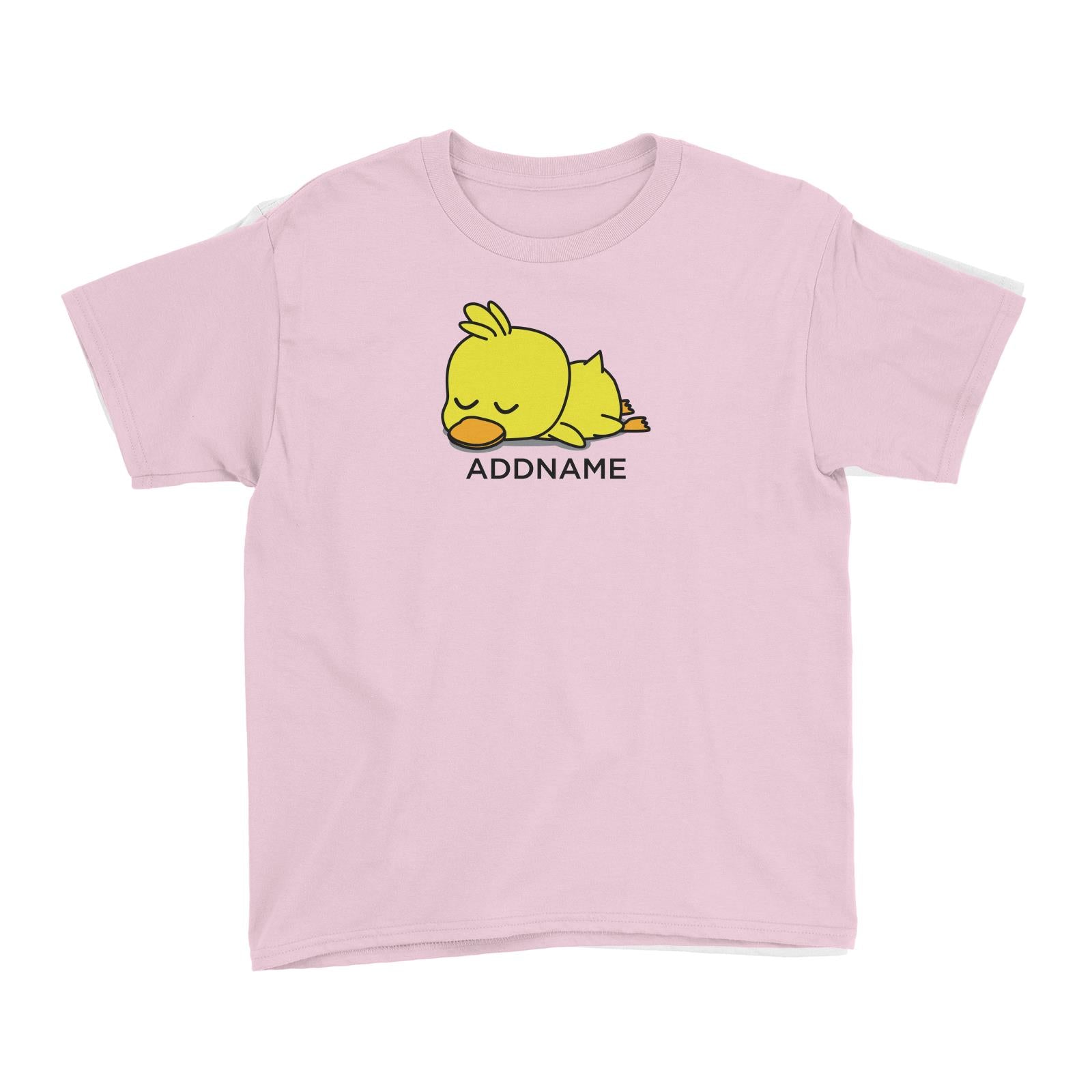 Lazy Duck Addname Kid's T-Shirt