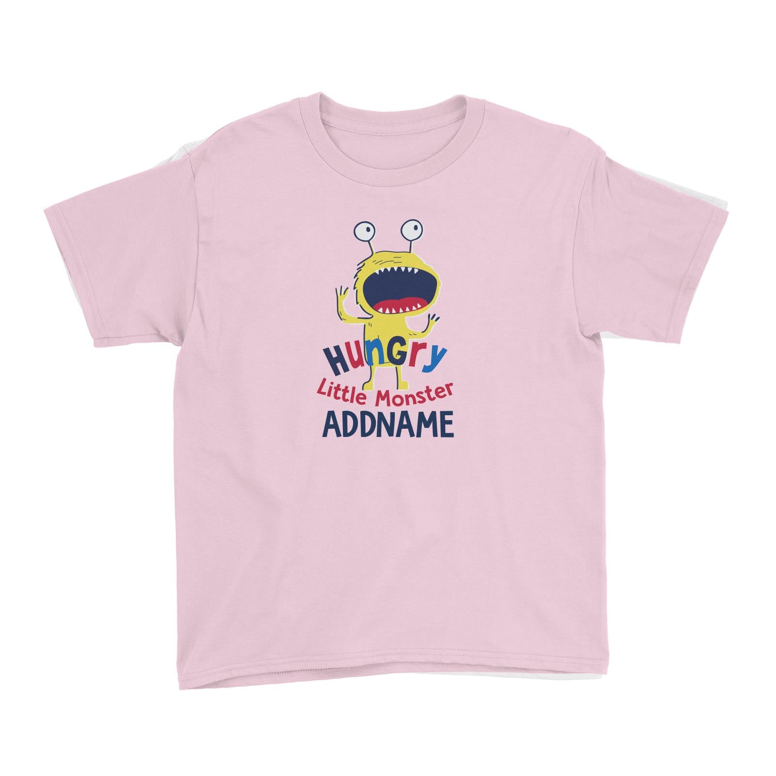 Cool Vibrant Series Hungry Little Monster Addname Kid's T-Shirt