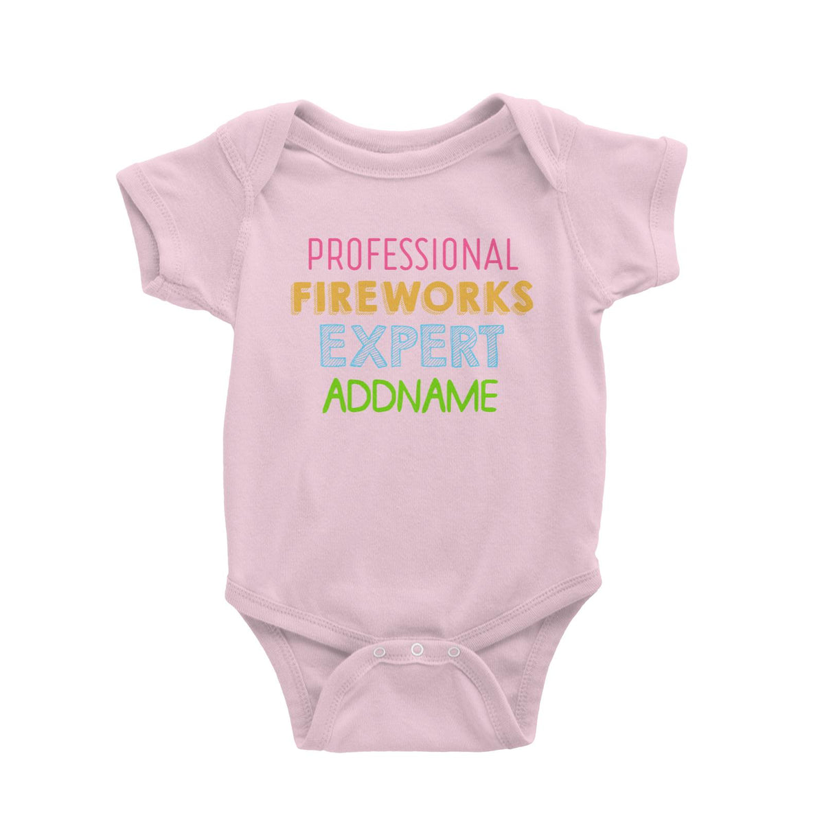 Professional Fireworks Expert Addname Baby Romper
