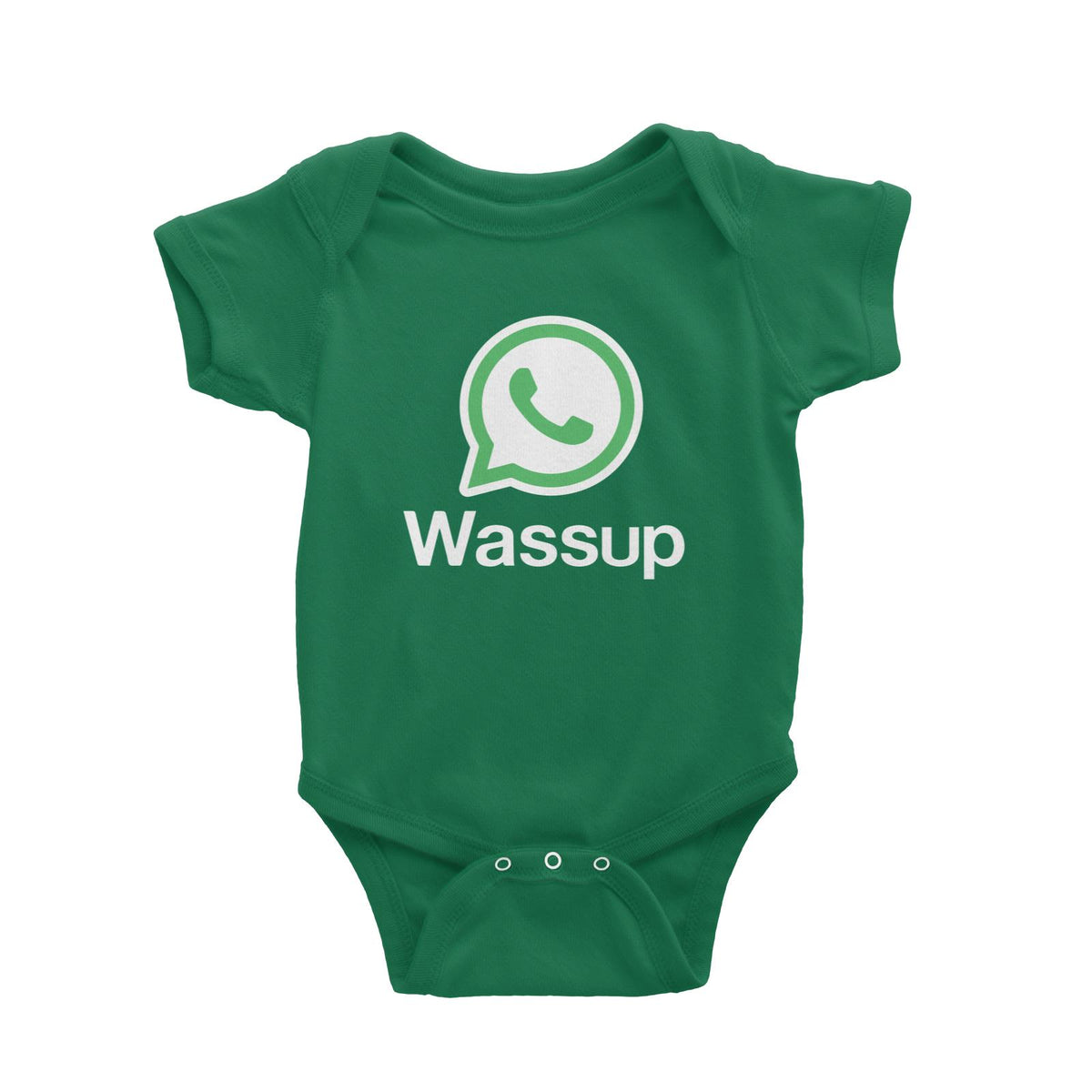 Slang Statement Wassup Baby Romper